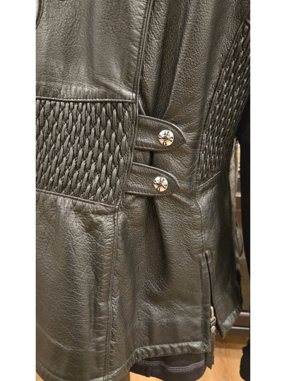 Harley-Davidson Women's Pink Label 3-in-1 Leather Riding Jacket XL - 97189-14VW - Picture 9 of 16